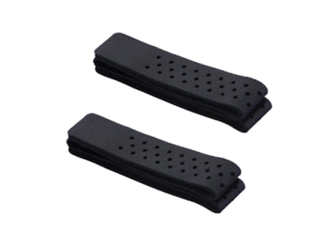 2 correas de repuesto transpirables y ajustables para el monitor de frecuencia cardíaca Jinyubo Store (negro)