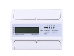 Medidor Digital De Consumo De Energía (230/400 V, 5-100 A), Trifásico, Kwh, Con Pantalla Lcd.