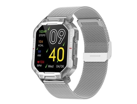Reloj inteligente Reloj inteligente militar para hombres Reloj inteligente táctico de 1 83 pulgadas para teléfono Android Iphone AUJEZON