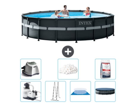 Piscina Tubular INTEX 26330GN-CB58 (26423 L - 549x132cm)