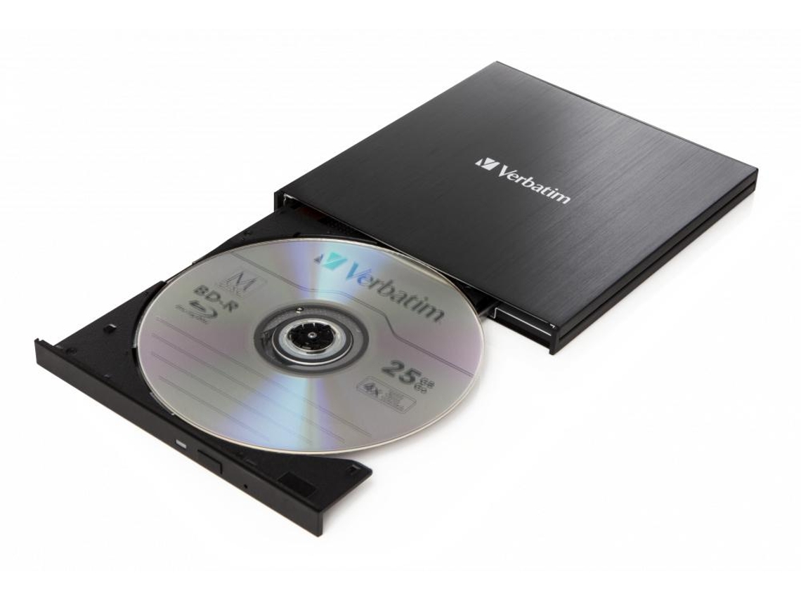 Verbatim 43889 Unidad disco óptico Blu-Ray Rw Negro
