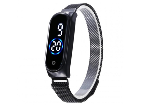 Smartwatch Electrónico Magnético Cuarzo Impermeable Touch Led
