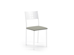 Cadeira de Cozinha Brancazamora 38x86x47cm Michigan Silver FANMUEBLES