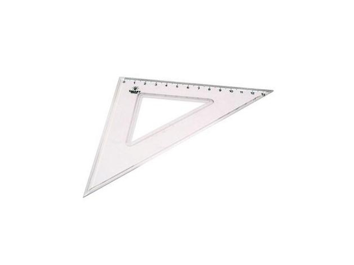 Plástico Cuadrado Cristal Smart Office 45º - 14cm - 1ud