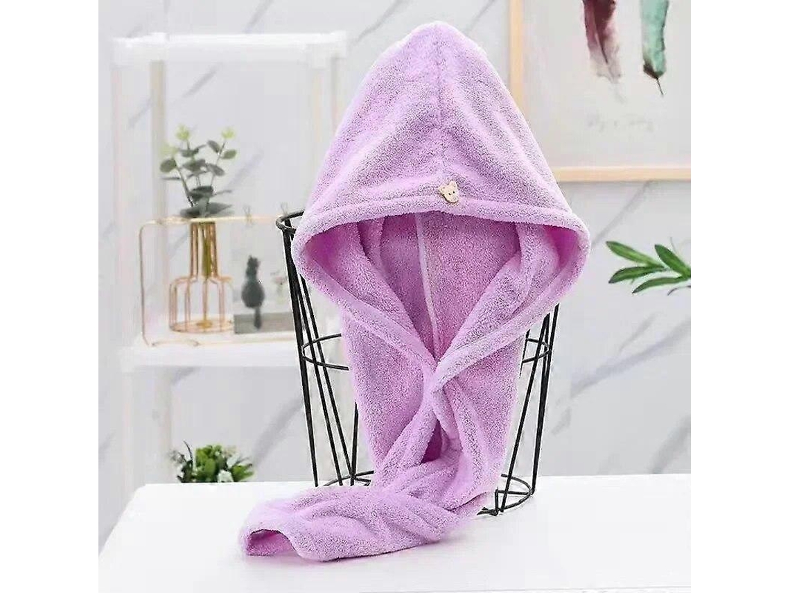 Toalla de secado rápido para el cabello, gorro de ducha para mujer con hebilla en la correa, accesorios para sauna Rosewell