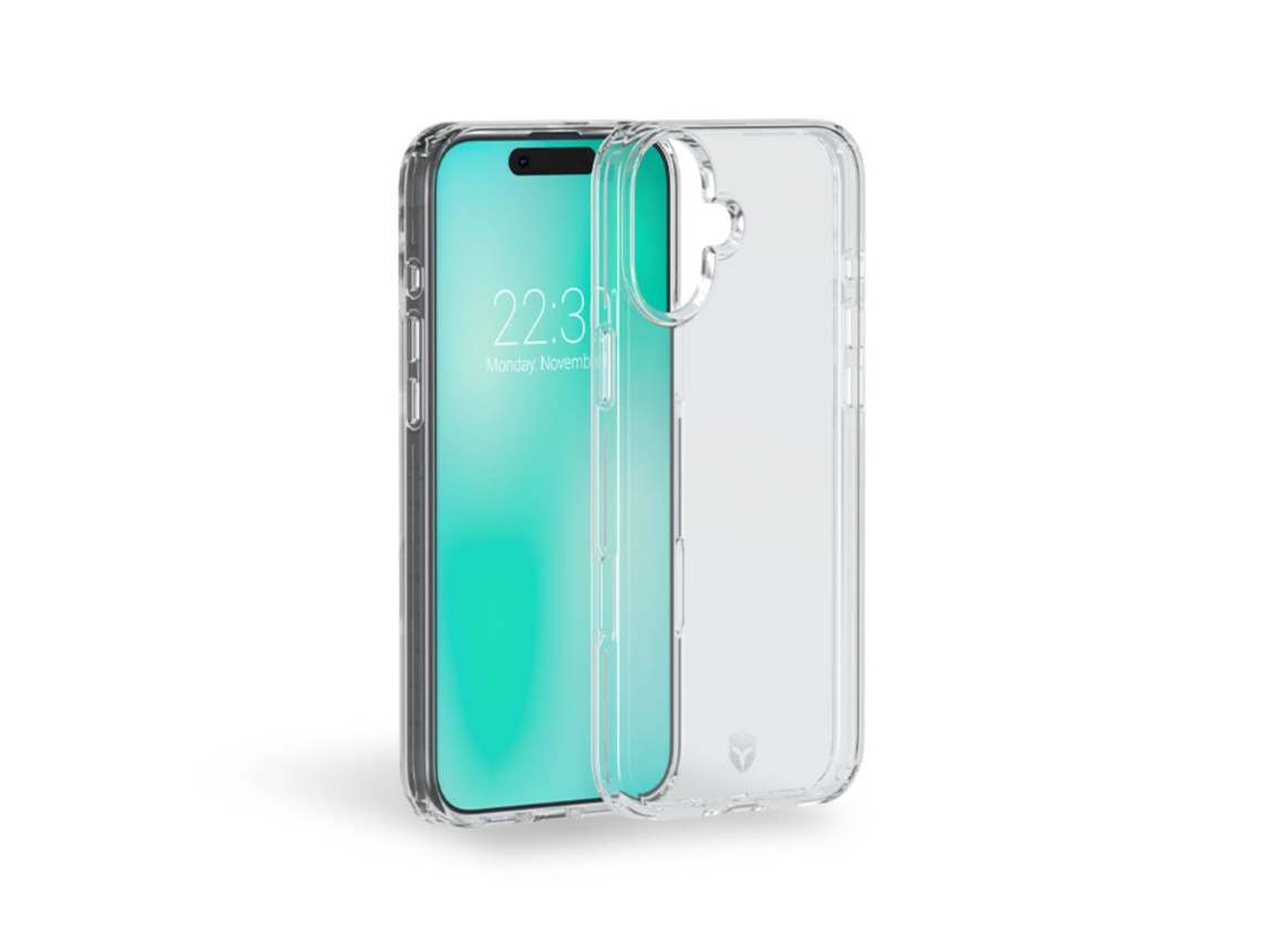 Funda Protectora Reforzada Para Iphone 16 Force Case Plástico Resistente Transparente