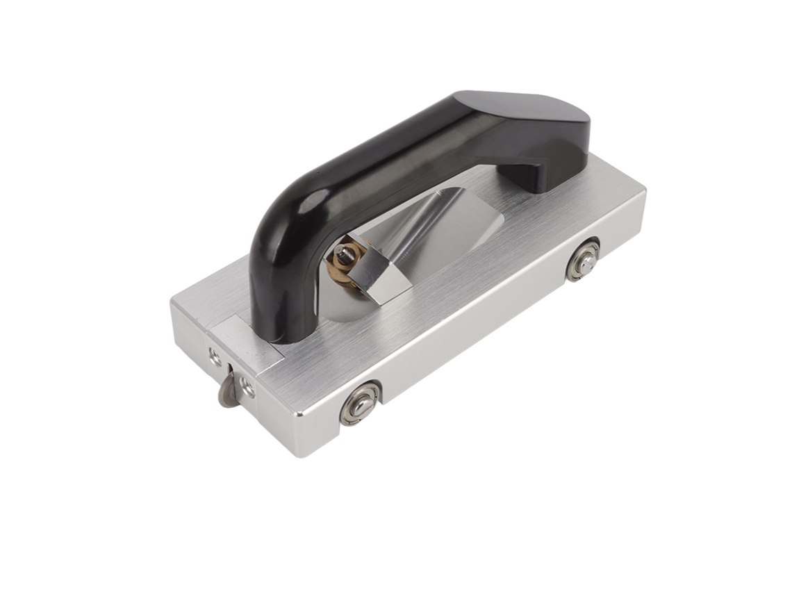 Ranuradora De Suelo Manual De Aleación De Aluminio Con Polea Guía En Forma De U, De Plástico Plateado, Herramienta Para