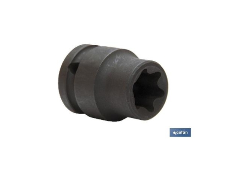 Vaso impacto 1/2 torx e-20