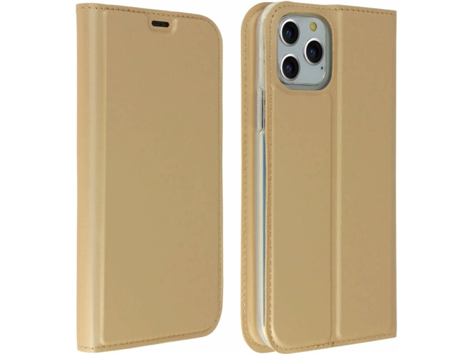 Funda iPhone 11 Pro AVIZAR Wallet Dorado