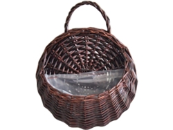 Cesta De Pared De Ratán Con Asa Individual, Decoración Para Jardín Y Hogar, Estilo 3, Pequeña