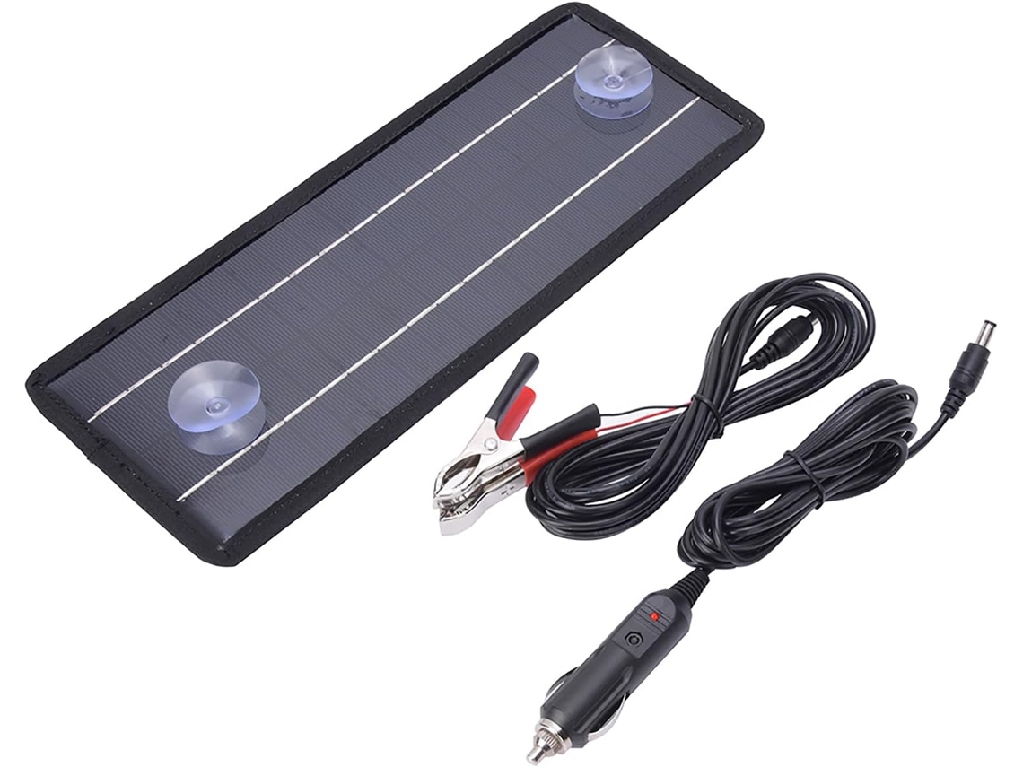 Cargador Solar Para Baterías De Coche, Panel De Alta Tasa De Conversión De 4,5 W De 12 V A 5 V.