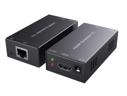 Extensor HDMI RJ45 a través de Ethernet Extensor 50m Yizhood Silver