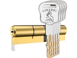 Cerradura De Cilindro Europea Barril Antirrobo Para Puerta Salón Acero Inoxidable Latón Laves Cilindros 10 L