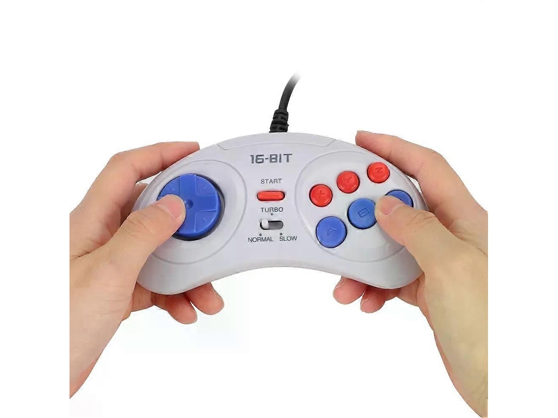 Consola de juegos portátil mini GOKOCO de 16 bits con mando turbo