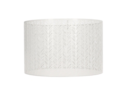 Rebe-abat-jour De Tambour En Fer E27 E14 Feuille De Sapin Creux Décoratif Blanc Pour Lampes De Table Mural Plafond