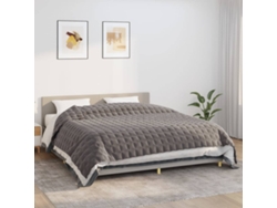 Manta Con Peso Tela Gris 220x260 Cm 15 Kg Wsd293921