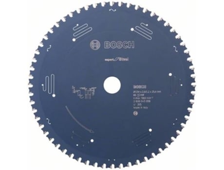 Disco de Sierra Circular BOSCH Expert para Acero 254x25.4x2.6 mm - 60