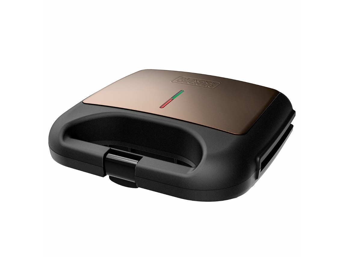 Sandwichera BLACK+DECKERR BXSA753E (Negro - 750 W)