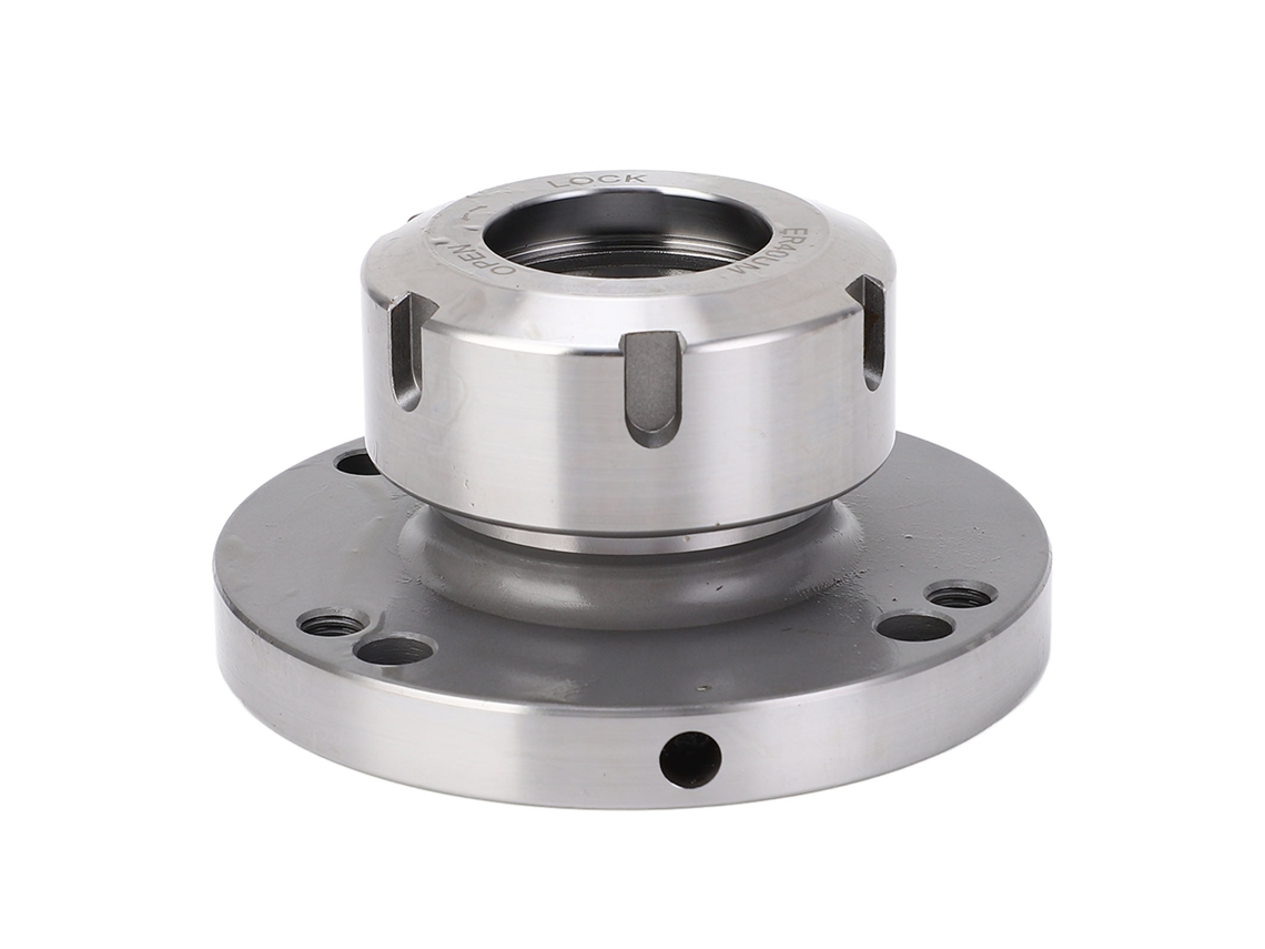 Mandril De Acero Al Carbono Er40 De 100 Mm Para Torno Y Fresadora Cnc.