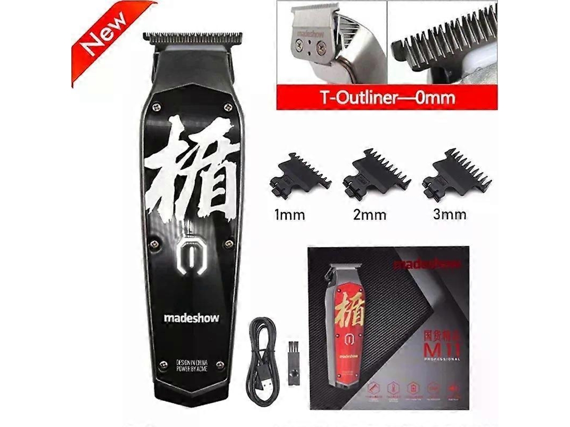 Cortadora de pelo profesional M11 para hombre, afeitadora eléctrica, recortadora con grabado especial para barbería, Nostalgia88