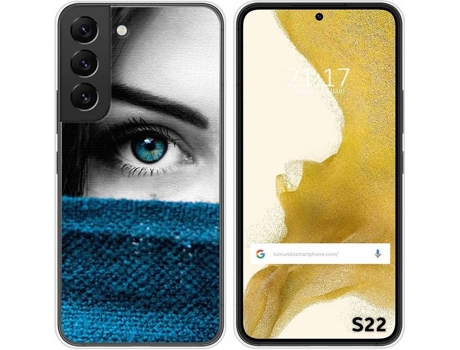 Carcasa Samsung Galaxy S22 5G TUMUNDOSMARTPHONE Dibujos Ojo Multicolor