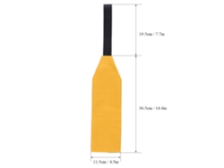 Bandera De Seguridad Para Kayak, Canoa Y Tabla De Paddle Surf Con Cinturón De Tracción Y Tiras Reflectantes.