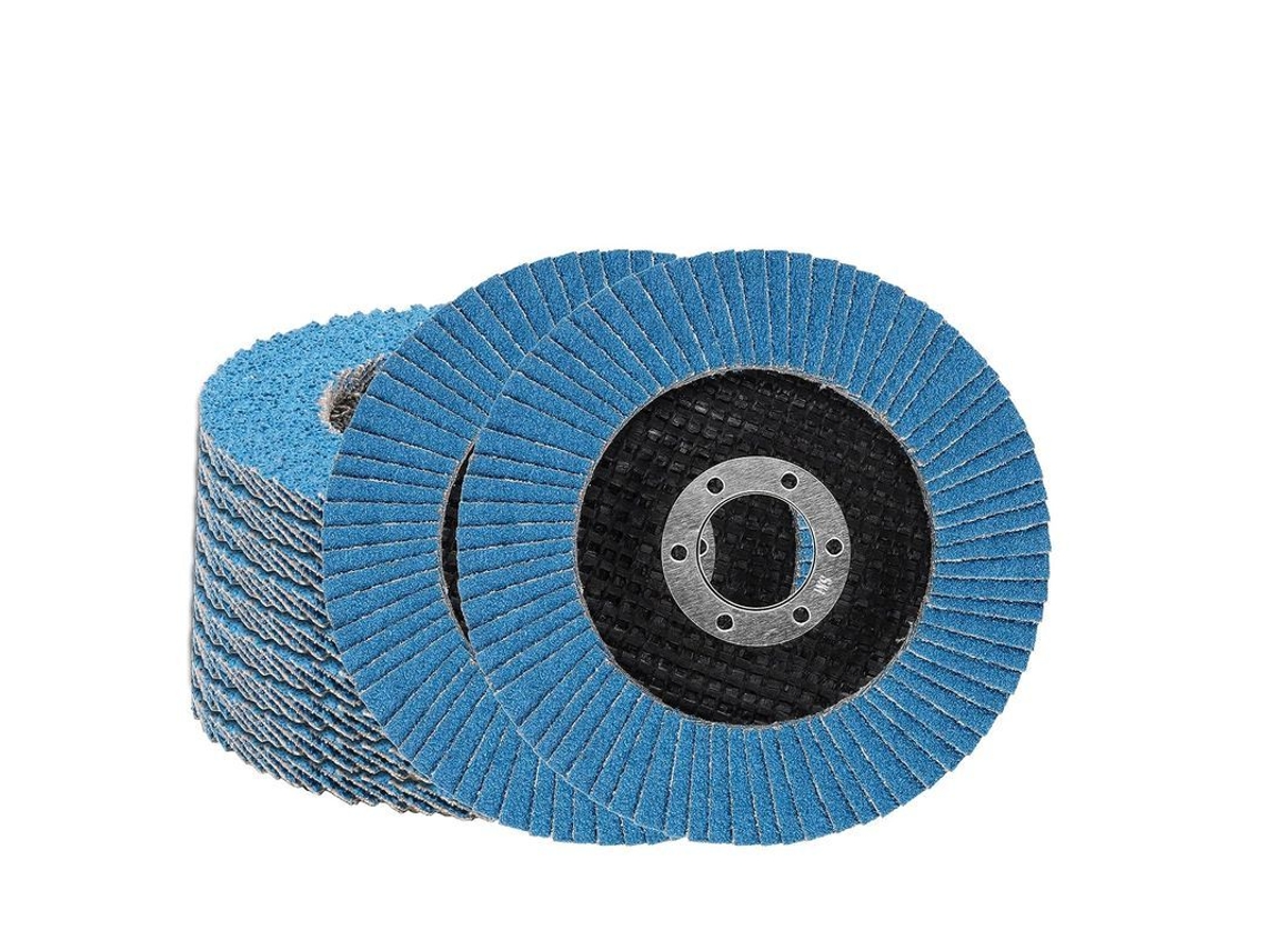 Discos De Lijado 10 Piezas 4.5 Pulgadas 80 Para Amoladora Con Fibra De Vidrio Resistente Al Desgaste