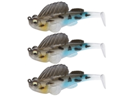 2026rebe-3pcs Señuelos De Pesca Artificial Jig Lifelike En Pvc Con Anzuelo Simple De Acero Alto Carbono
