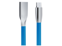 Cable MUVIT Twist (USB - MicroUSB - 1 m - Azul) — USB - MicroUSB | 1 m