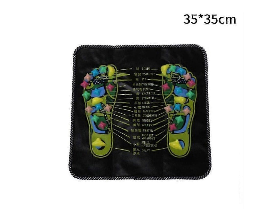 Almofada De Massagem Para Os Pés, Reflexologia Podal, Massagem Com Pedras Para Aliviar A Dor Nos Pés, Tapete Massageador Para Cuidados Com Os Pés.