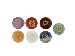 Piedras Naturales De Chakras, Piedras Semipreciosas Para Yoga, Meditación Y Decoración, 7 Piezas.