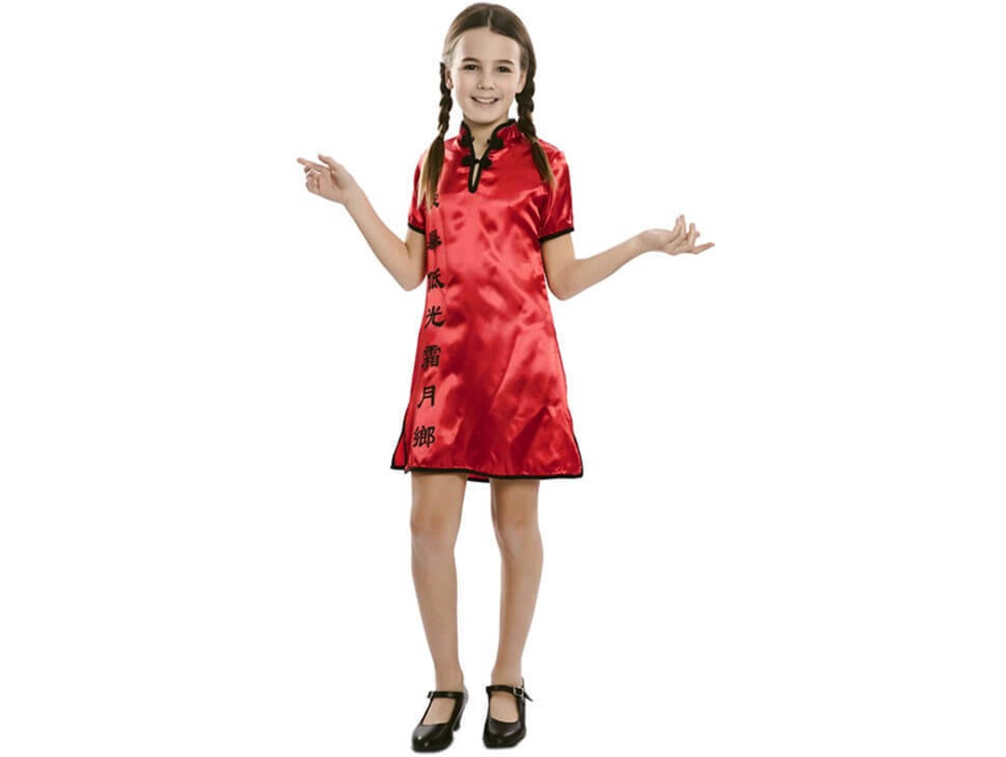 Disfraz de Niña DISFRAZZES China Roja (Talla: 10 a 12 años)
