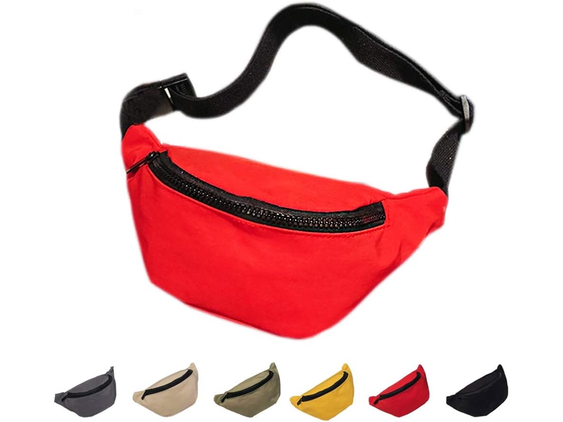 Riñonera Infantil - Bolsa De Cintura Para Niños - Rojo
