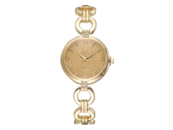 Reloj Analógico Redondo De Cuarzo De Aleación De Moda Para Mujer