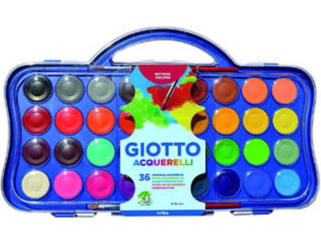 Caja de 36 Acuarelas GIOTTO Colores surtidos