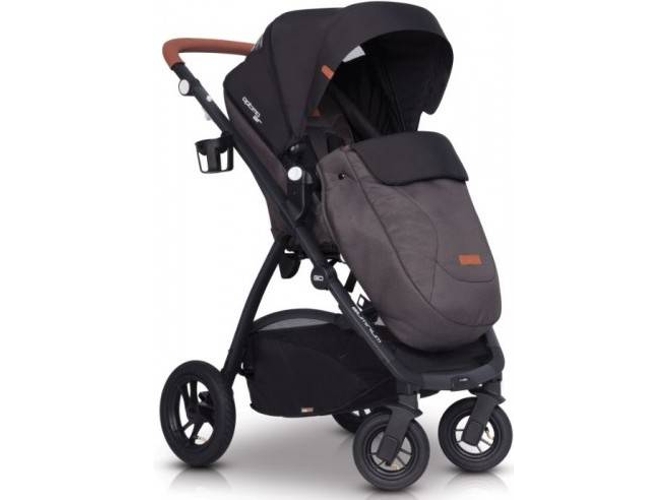 Carrito de Bebé Individual EASYGO Optimo Air + Starter 0+ Isofix Ready Antracita