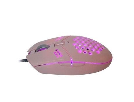 HURRISE Hollow Mouse Gaming Mouse Rgb retroiluminado ajustable Dpi con cable portátil periférico externo con