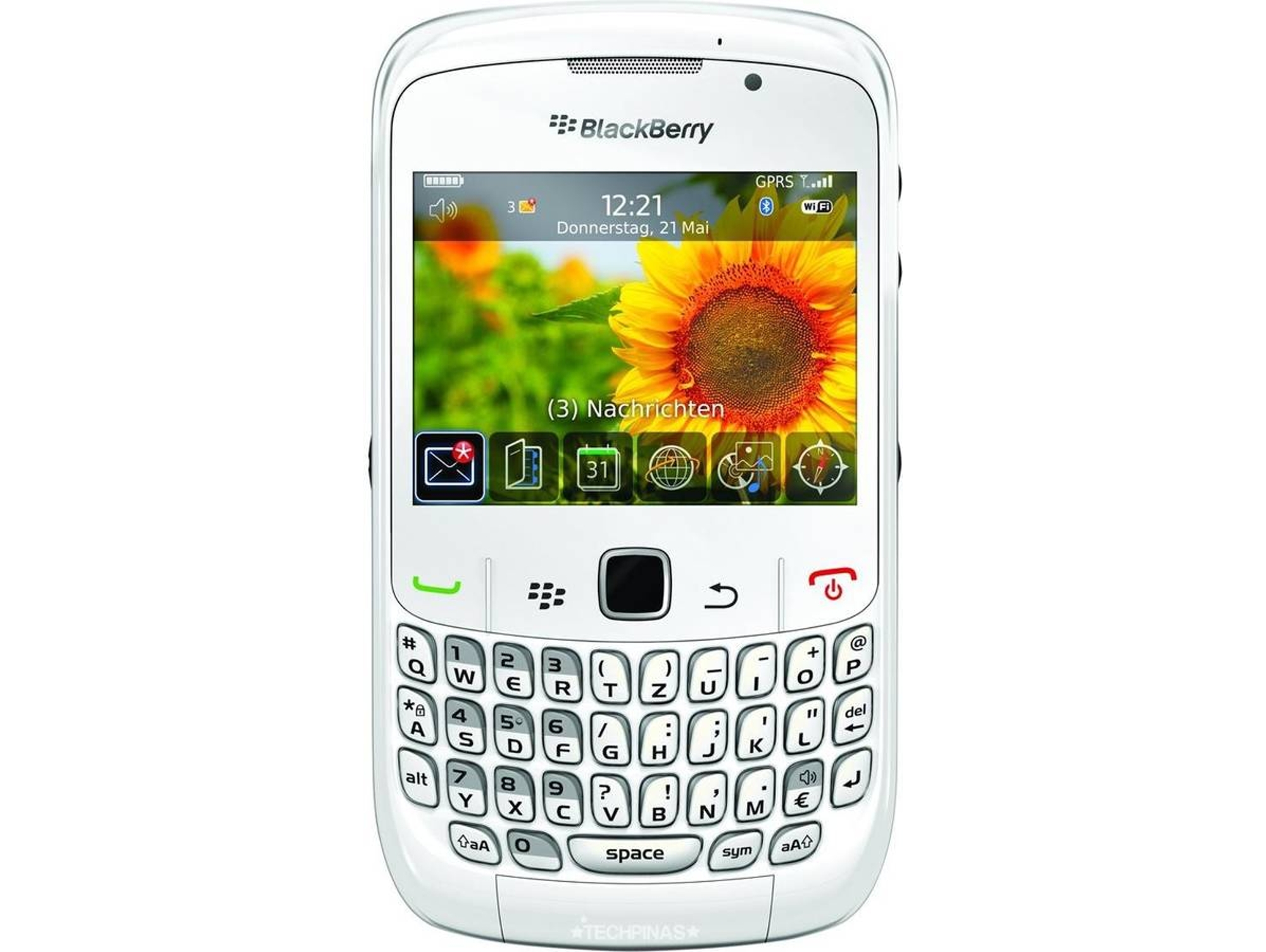 Teléfono móvil BLACKBERRY 9300 (Blanco)