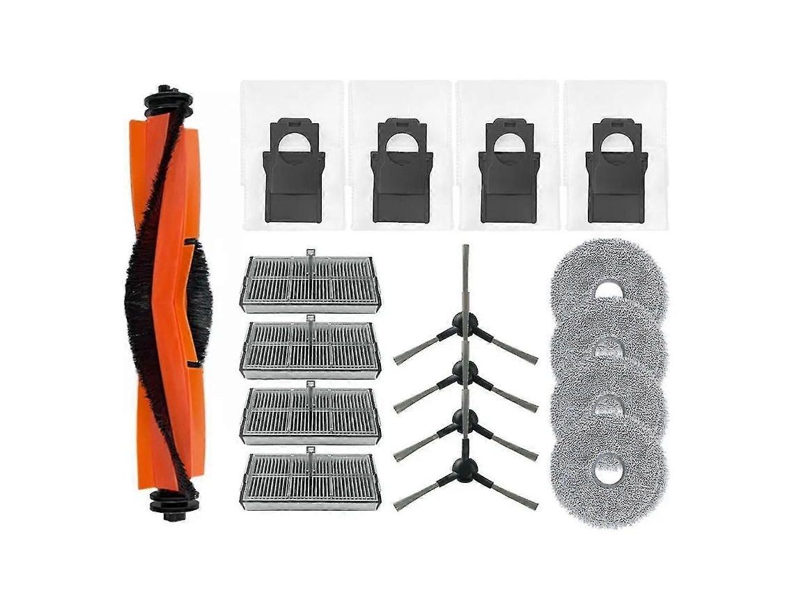 Adecuado para Master One / Master Pro Filtro de rodillo Paños de fregado HEPA Bolsa de polvo Robot Aspiradoras Piezas de repuesto Yunzii