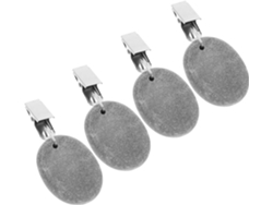 Inoomp Juego De 4 Pinzas Para Manteles De Piedra Y Hierro, Pesas Antideslizantes Para Manteles, Ideales Para Asegurar Y