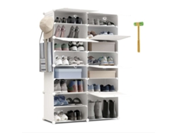 Zapateros 83x32x155cm Newlux Cube C10 10 Compartimentos, 40 Pares (83x32x155cm)