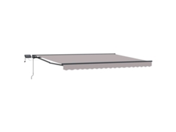 Estructura de toldo manual Vidaxl con LED de 5 x 3 m