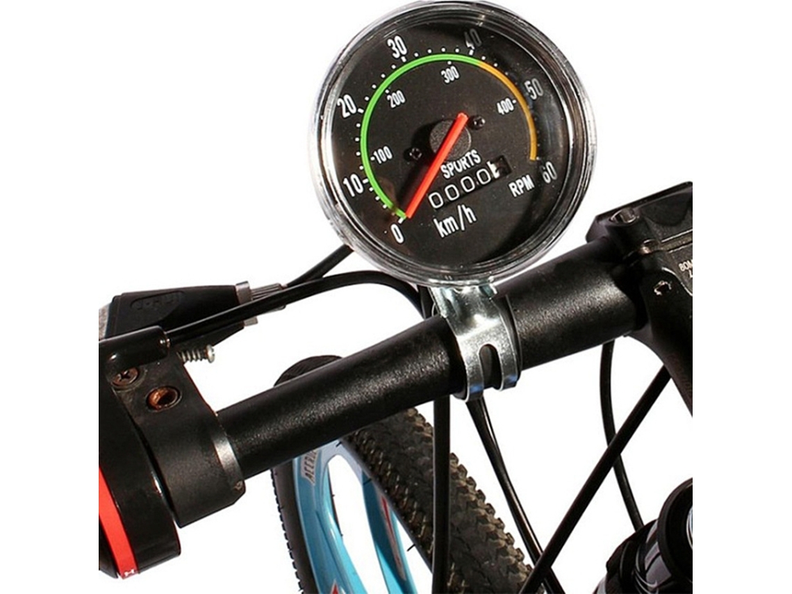 Velocímetro mecánico circular universal para bicicletas