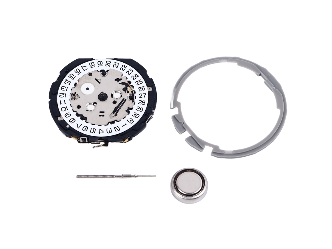 Mecanismo de reloj de cuarzo YM92A (incluye batería y accesorios de reparación)