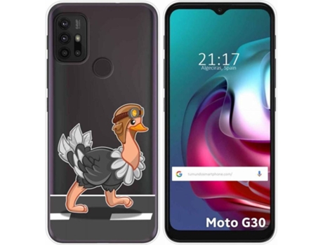 Carcasa Motorola Moto G10 / G30 TUMUNDOSMARTPHONE Avestruz Multicolor