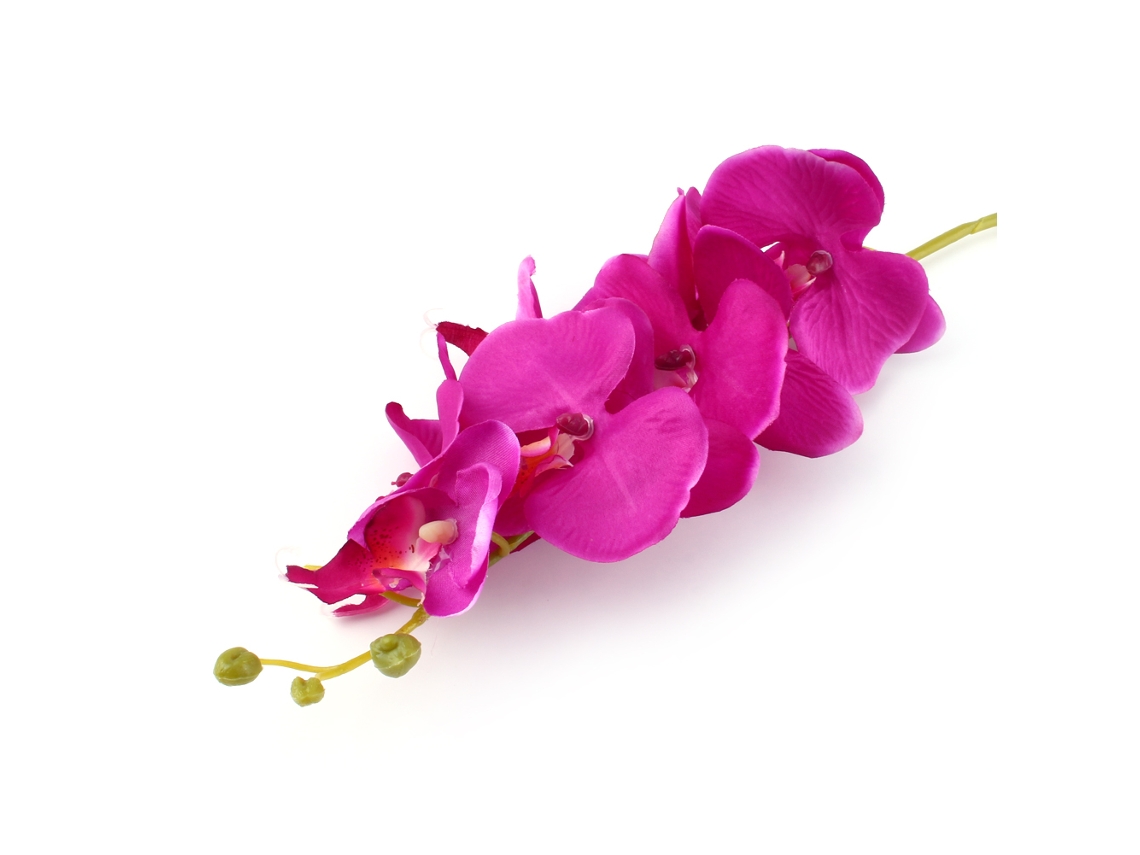 VYLARA Orquídea borboleta artificial Phalaenopsis 6 cores decorativa para festa de casamento em casa