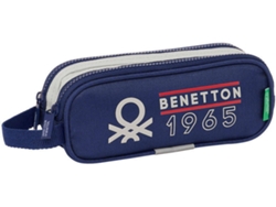 Estuche Doble BENETTON Varsity