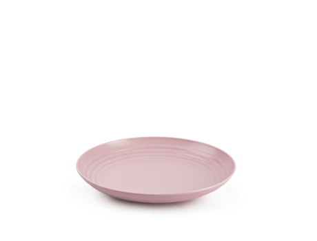 Plato Llano 22 Cm Reutilizable Ideal Fiestas Rosa PLASTIC FORTE