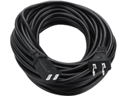 Cable De Extensión Exterior Impermeable, Cable De Extensión Exterior Negro, Cable Multifuncional Negro De 2