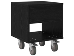 Maison Exclusive - Mesita De Noche Roble Negro 40,5 X 40 X 48 Cm